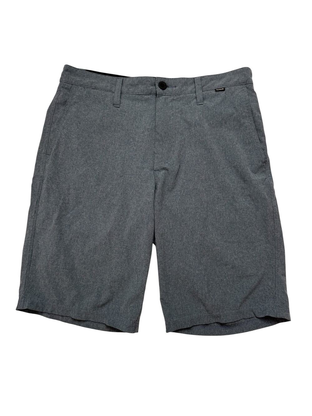 HURLEY Phantom Hybrid Walkshort Board Short in Heather Blue Size 30 Mens Pockets